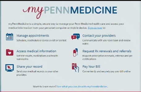 myPennMedicine Portal Benefits